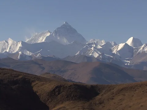 Wides static view of the Himalayas Stock Footage 86748775
