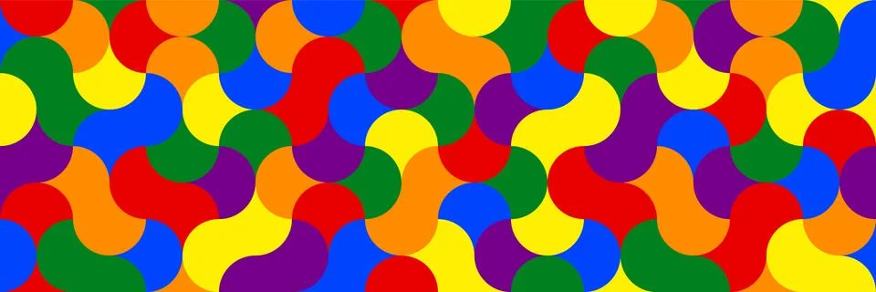 Widescreen geometric background. Stock Illustration