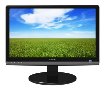 Widescreen TFT display Stock Illustration