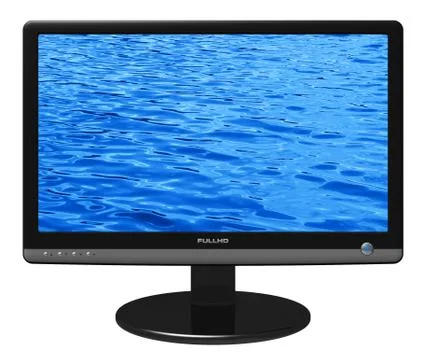 Widescreen TFT display Stock Illustration