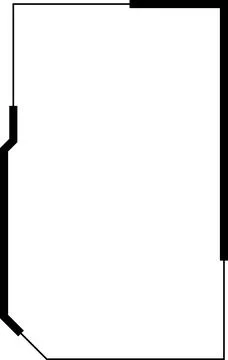 Widget frame for smartphone. Frame geometric banner mockup. futuristic hud Stock Illustration