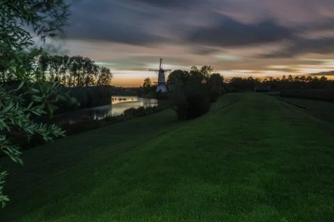 Widmill in Deil Stock Photos