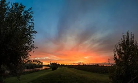 Widmill in Deil Stock Photos