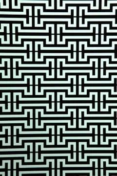 Widows steel rod pattern on light blue, close up Stock Photos