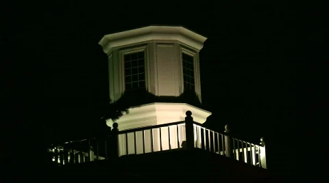 A Widow's Walk Stock Footage 98083