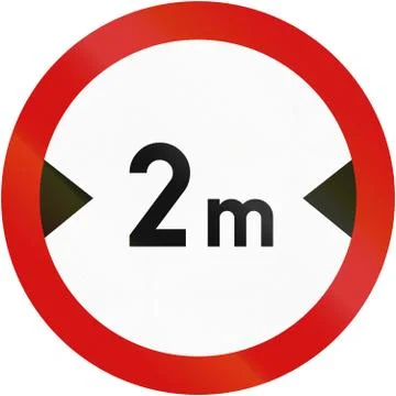 Width Limit in Poland Stock Illustration