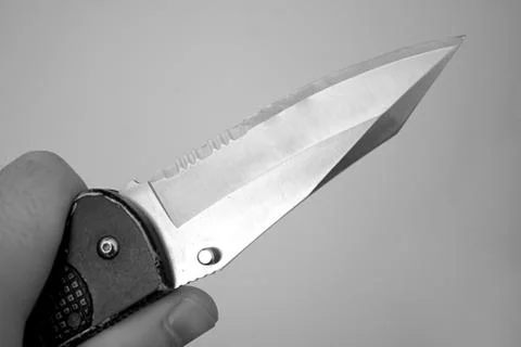 Wielding a Knife Stock Photos
