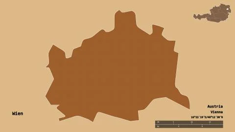 Wien, state of Austria, zoomed. Pattern Stock Illustration