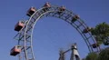 Wiener Austrian Iconic Riesenrad Prater Oldest Biggest Ferris Wheel Vienna Icon HD Footage