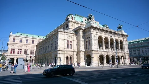 Wiener Oper Stock Footage 116886069