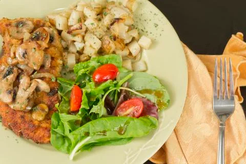 Wiener Schnitzel Foto stock