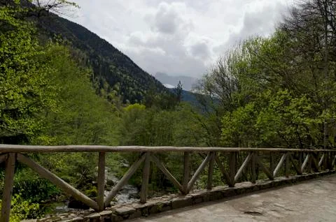 Wiew from one bridge Stock Photos