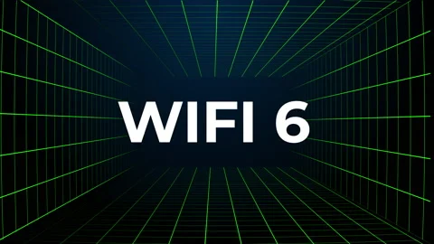 Wifi 6 in Grid Stock Footage 149631560