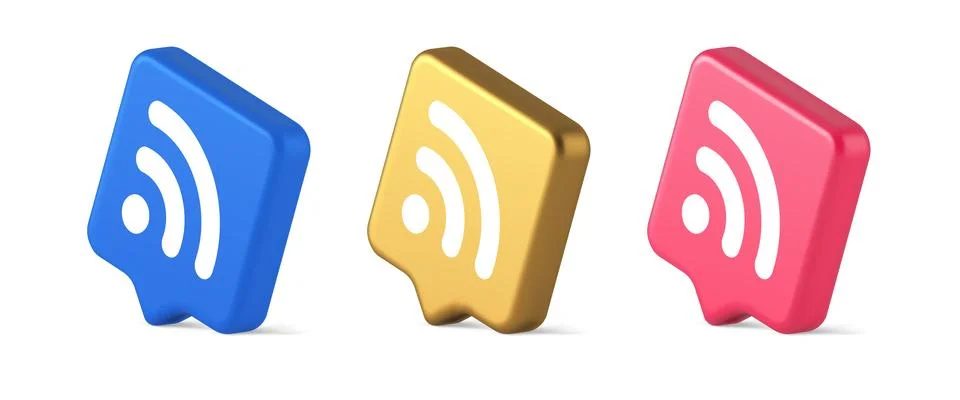 Wifi available access button wireless internet connection signal 3d realist.. Stock Illustration