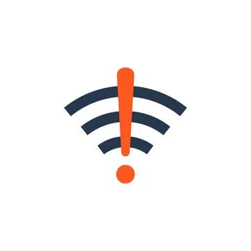 Wifi bad connection problem icon. Lost network wifi error internet vector 스톡 일러스트