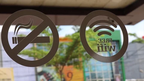 Wifi cafe Stock Footage 98163561