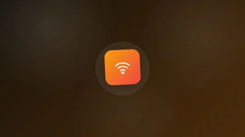 WiFi Calling Animated Icon 16:9 Stock Footage 345158560