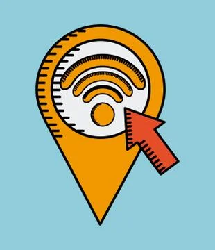 Wifi connection design イラスト素材