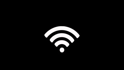 Wifi connection loading icon animation Stock Footage 328386929