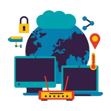 Wifi free connection 스톡 일러스트
