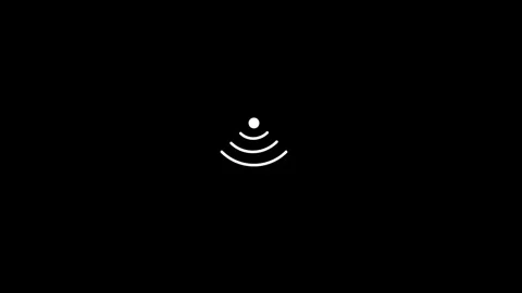 WIFI icon animated video Stock Footage 294065064