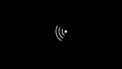 WIFI icon animated video Stock Footage 294065072