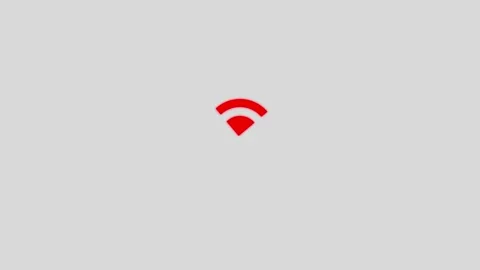 Wifi icon animated video, internet concept Vídeo Stock 259379650