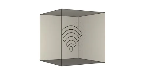 Wifi Icon Box 03 Stock Footage 232376299