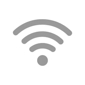 Wifi icon flat Illustrazione stock