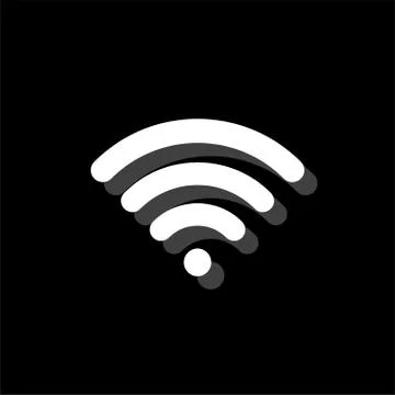 WIFI icon flat Stock Illustration