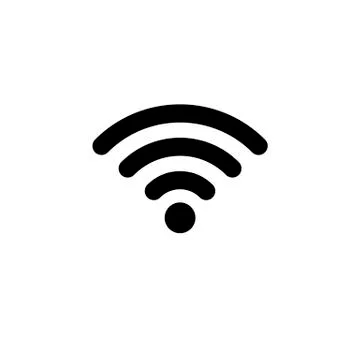WIFI Icon in flat style. Wireless symbol Illustrazione stock
