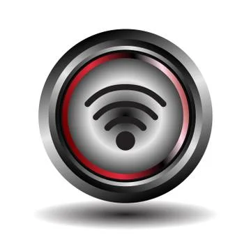 Wifi icon Illustrazione stock