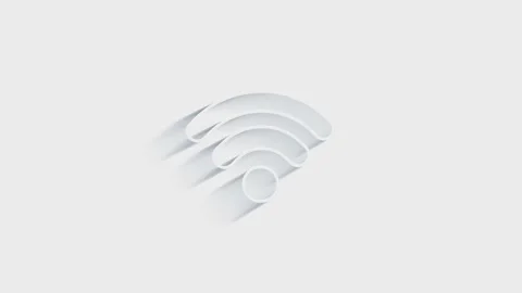 Wifi icon isolated on white background. Accounting symbol. Business, education Видео 151522538
