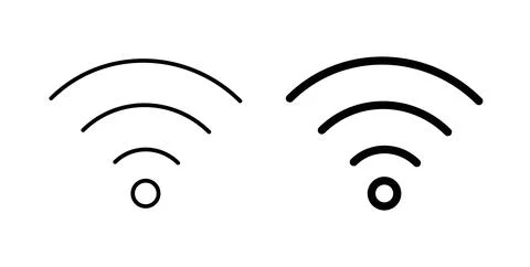 Wifi icon symbol. Flat Vector illustration 스톡 일러스트