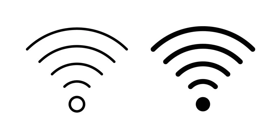 Wifi icon vector editable eps10 Stock Illustration