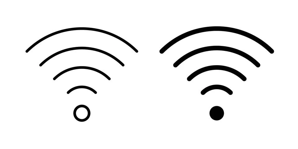 Wifi icon vector editable eps10 Stock Illustration