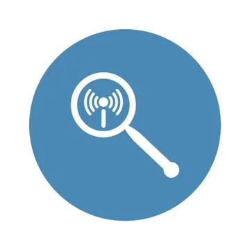 WIFI Icon Vector flat design style Stock Illustration