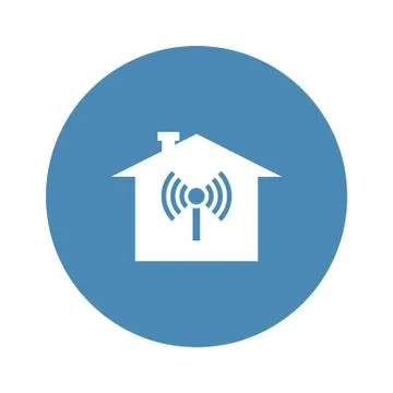 WIFI Icon Vector flat design style Stock Illustration