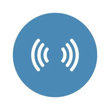 WIFI Icon Vector flat design style Stock Illustration