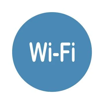 WIFI Icon Vector flat design style Stock Illustration