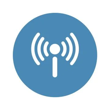 WIFI Icon Vector flat design style Stock Illustration