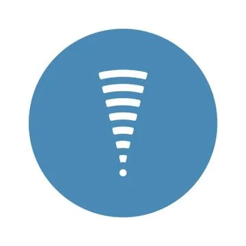 WIFI Icon Vector flat design style Stock Illustration