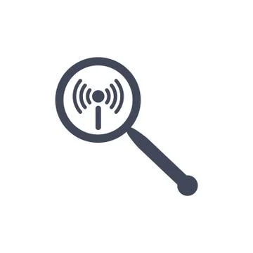 WIFI Icon Vector flat design style Stock Illustration