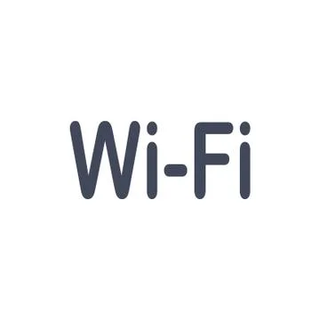 WIFI Icon Vector flat design style Stock Illustration