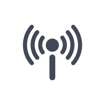 WIFI Icon Vector flat design style Stock Illustration