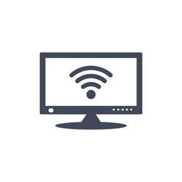 WIFI Icon Vector flat design style Stock Illustration