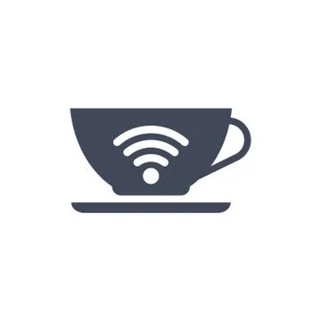 WIFI Icon Vector flat design style Stock Illustration