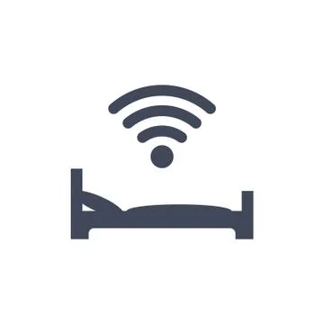WIFI Icon Vector flat design style Stock Illustration