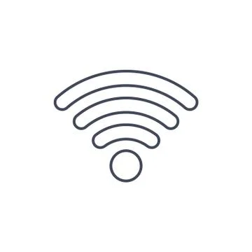 WIFI Icon Vector flat design style Stock Illustration