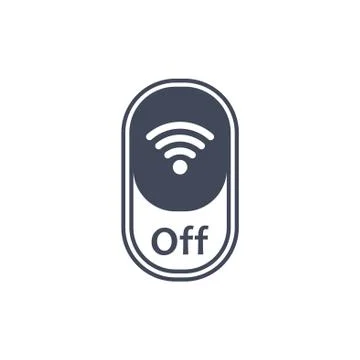 WIFI Icon Vector flat design style Stock Illustration